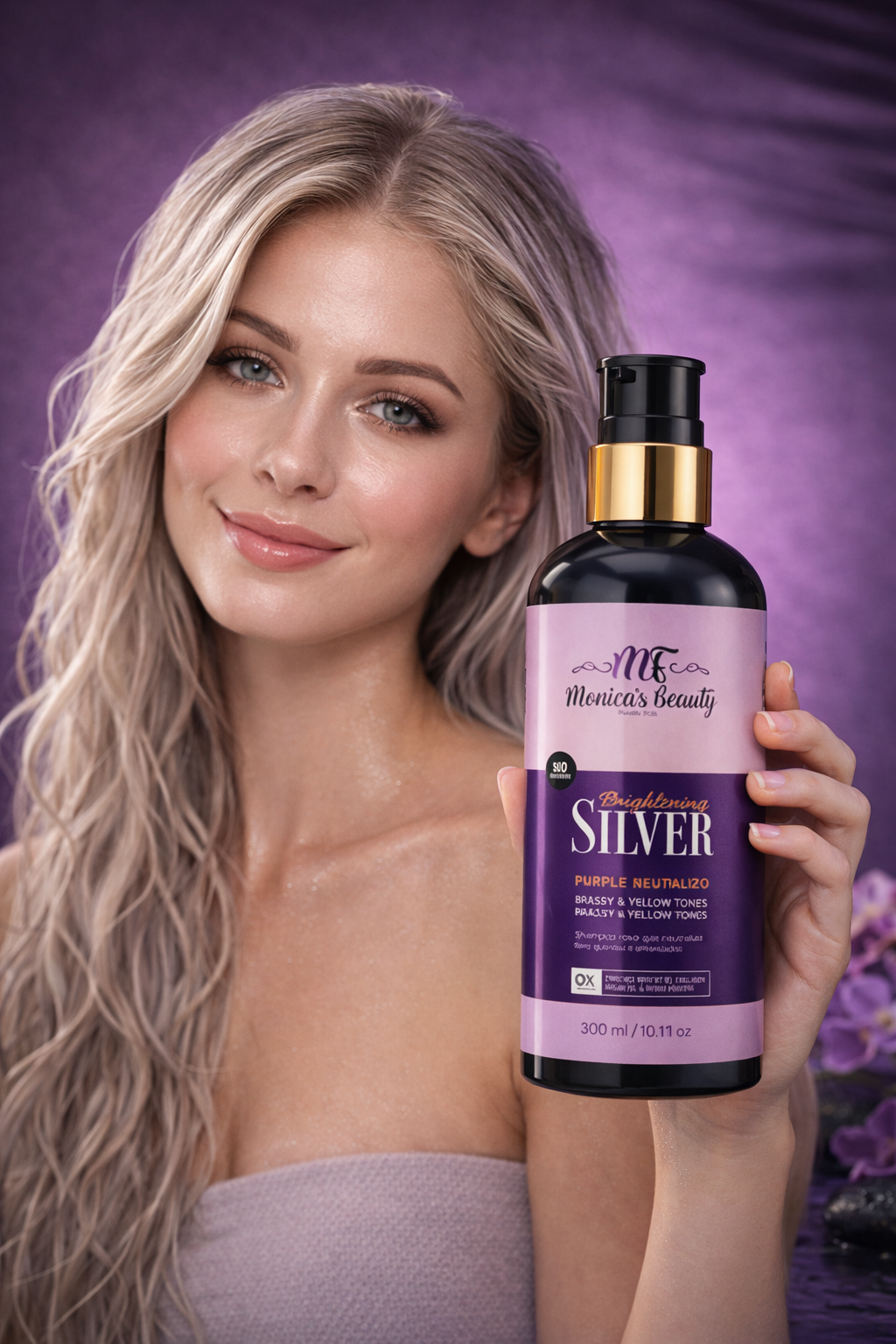 Brightening Silver Purple Shampoo